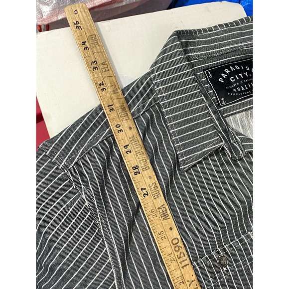 Paradise City Men's Short Sleeve Shirt Thick Cotton- Size XXL- 100% Cotton - Picture 4 of 11